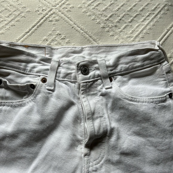 LEVI’S white 501 jeans - Picture 2 of 4